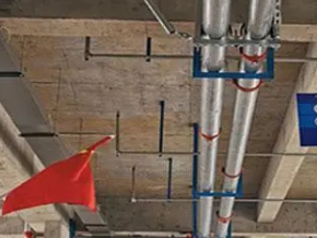 罗山管廊支架的安装方法